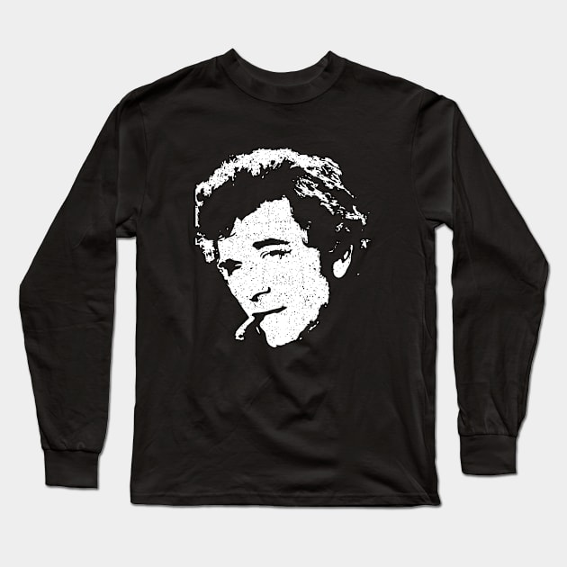 Columbo Smoking - Peter Falk Long Sleeve T-Shirt by kolovose